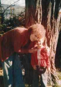 The perms were courtesy of my father who was a hairdresser. 